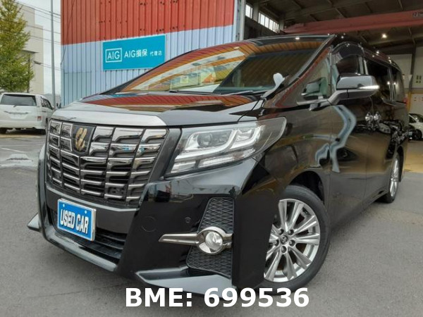 TOYOTA ALPHARD 2.5S A PACKAGE TYPE BLACK