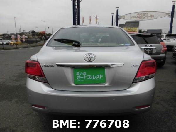 TOYOTA ALLION A15 G PLUS PACKAGE