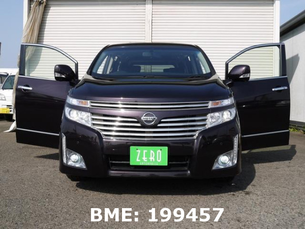 NISSAN ELGRAND 250HIGHWAY STAR BLACK LEATHER