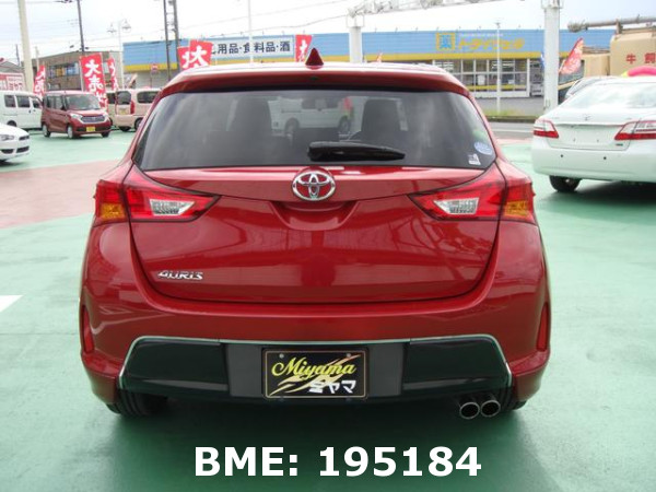 TOYOTA AURIS 150X S PACKAGE